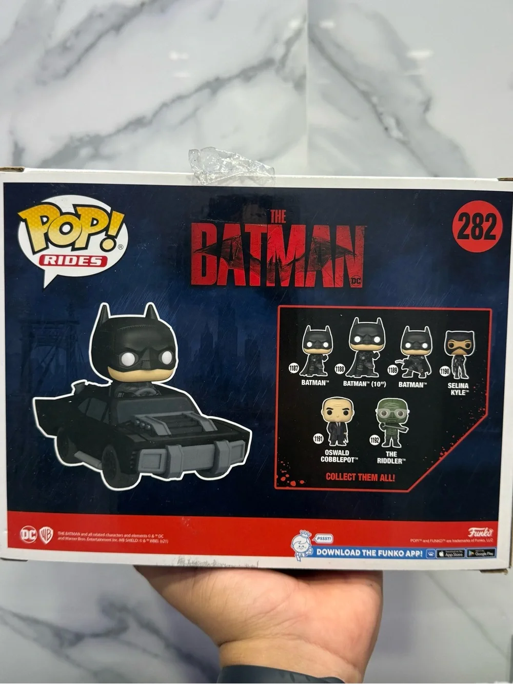 Funko Pop! Rides Batman in Batmobile - Black